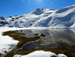 Auf der zweiten Etappe der Zweitagestour unterhalb des Passo di Gana Negra Auf der zweiten Etappe der Zweitagestour unterhalb des Passo di Gana Negra