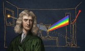 Isaak Newton Theorie des Lichtes