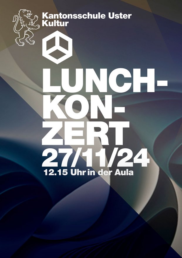 Ankündigung für das erste Lunchkonzert im HS 2024.