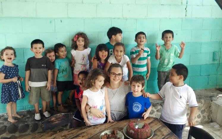 Simone (FSA 2016) von ihrem Einsatz in einem Kindergarten in Costa Rica